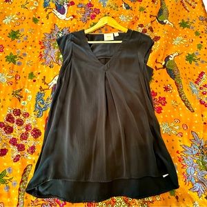 Maeve by Anthropologie - Women’s (Medium) dark grey/soft black blouse